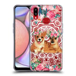 Official Monika Strigel Corgi Fawn Lace Flower Friends 2 Soft Gel Case Compatible for Samsung Galaxy A10s (2019)