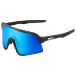 100% S3 HiPER - Lunettes vélo Matte Black HiPER Blue Multilayer Mirror