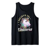 Unicorn rainbow - I believe in unicorns Tank Top