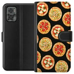 Lommeboketui til Motorola Moto E22i med Pizza motiv