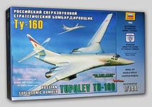 1:144 Zvezda Tupolev Tu-160 Russian Supersonic Strategic Bomber Kit Z7002 Modell