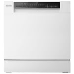 electriQ XL Mini Table Top Dishwasher - White EQDWTTXL