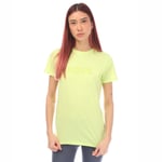 Boss Womenss C Elogo Cotton Jersey T-Shirt in Green material_cotton - Size 10 UK