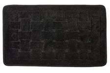 Emma Barclay Orkney - Crosshatch Bath Mat (45x75cm) (Black)