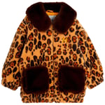 Mini Rodini Leopard Faux Fur Jacka Beige | Beige | 128/134 cm