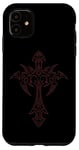 iPhone 11 Y2k Mall Goth Grunge Aesthetic Gothic Cross Case