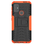 VGANA Case for MOTO Motorola G50, Anti-Fall [Tough Armor Series] Protective Cover with Foldable Holder. Orange