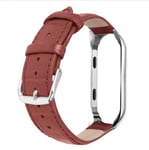 Xiaomi Mi Band 5 PU Leather Strap Brown