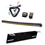 Extraljus Purelux Black X-Slim C800 Gen3 - Kurvad / 80 cm / 165W, 1 st - Komplett paket + XBB OBD Dongle & PowerUnit