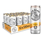 WHITE CLAW | Mango | Alcoholic Sparkling Water with a hint of natural flavours | Light and Refreshing Taste | 4.5% ABV | 95 kcal | UK’s #1 Hard Seltzer | 12 x 330ml can pack