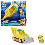 PAT' PATROUILLE AQUA PUPS - Voiture + Figurine Ruben - Voiture Pat Patrouille Ruben - Figurine à Collectionner - Thème Mer Et Aventures Sous-Marines - Paw Patrol - Jouet Enfant 3 Ans +