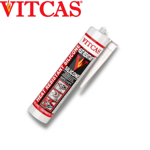 Black Vitcas High Temperature Silicone Sealant For Stoves, Flues, Ovens 310ml