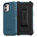 OtterBox Defender Series Coque sans écran pour iPhone 12 Mini Motif Camouflage Bleu Sarcelle