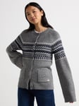 Lindex Cardigan med fair isle-mönster