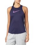 Nike FB4914-555 W NK DF Swoosh HBR Tank Vest Femme Purple Ink/Disco Purple Taille M