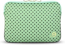 be.ez Housse de Protection pour MacBook Pro/Air 13" La Robe Dots E Vert