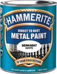 Hammerite Hammerite Coat - Semi-Mat Hvit 750 ml - Anti-rust maling/Met