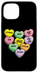 iPhone 15 Funny Candy Heart Anti Valentine's Day Sarcastic Love Joke Case