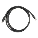 Firewire DV-kabel 6-stifts till 4-stifts Plug and Play IEEE1394 Firewire-kabel för JVC-videokameror 5,9 fot