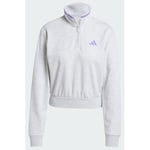 adidas Essentials Color Pop French Terry Crop Quarter-zip Track Jacket, storlek Medium