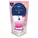 Nivea Feel Radiant Skincare Regime Face Roller & Pouch, Gift Set Valentine's Day