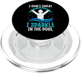 Aqua Aerobics Design Funny Water Aerobics Professeur d'aérobic PopSockets PopGrip pour MagSafe