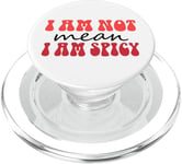 Funny Sarcastic Women Not Mean I'm Spicy PopSockets PopGrip pour MagSafe