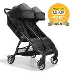 Brand New Baby Jogger City Tour 2 Double Stroller Black Twin Pushchair for 2