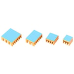 Heat Sink CPU Gold Cooler With Adhesive For 2/3/4 3B+ 4B LED Player