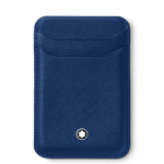 Montblanc Sartorial Card Wallet 2cc For iPhone with MagSafe Blue D