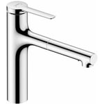 Hansgrohe - Zesis M33 - Mitigeur d'évier avec douchette extractible, chrome 74822000