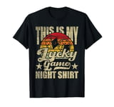 This Is My Lucky Game Night Shirt Tabletop Game Board Gaming T-Shirt