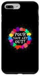 iPhone 7 Plus/8 Plus Pour Your a Art Out Acrylic Paint Pouring Artist Painter Case