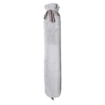 Aroma Home Faux Fur Long Hot Water Bottle - Grey