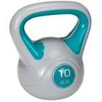 Kettlebell 10 Kg Golvvänlig Kettlebell För Styrketräning Och Kondition, Blå