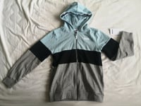 Converse Boy's Grey Ocean Bliss Full Zip Hoodie Size 10-12 Years New With Tags