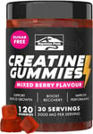 KP Creatine Monohydrate Gummies Mixed Berry for Men & Women, 100% Creatine... 