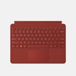 MICROSOFT Poppy Red Surface Type Cover Tangentbord för Surface Go 3 - AZERTY