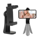 1/4 Inch Screw Hole Smartphone Holder Mount 360 Degree Rotation Cellphone For