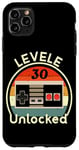 iPhone 11 Pro Max Level 30 Unlocked: Vintage Video Game Controller 30 Birthday Case