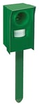 The Big Cheese Mega-Sonic Cat Repeller STV606 (Ultrasonic, Motion-Activated, Weather Tested, Humane) Clear One Size, Green