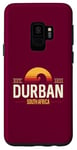 Coque pour Galaxy S9 Durban Afrique du Sud | Durban Afrique du Sud Retro Wave