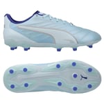 PUMA King Pro Fg/ag Light Up - Icy Blue/turkis/lapis Lazuli Dame Limited Edition, størrelse 40½