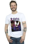 Marvel Men's Spider-Man Venom Purple Head T-Shirt White XXXXX-Large