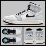 UK 7.5 EUR 42 ~ Air Jordan 1 High Zoom CMFT 2 "Chrome Swoosh" ~ FJ4652-100