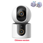 C500 Smart Camera Dual Lens PTZ 360° Pets&Facial Detection 4 Million Pixels Full