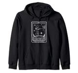 Vintage The Wax Specialist Tarot Esthetician Wax Specialist Zip Hoodie