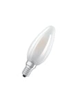 Osram LED-lyspære - LED light bulb - shape: B35 - frosted finish - E14 / B22d - 4 W - warm white light - 2700 K (pack of 2) E14 / B22d