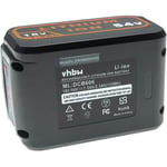 Vhbw - Batterie remplacement pour DeWalt DCB546, DCB547, DCB548, FlexVolt pour outil électrique (7500 mAh, Li-ion, 18 v / 54 v)