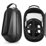 Vakdon Hard Carrying Case for Oculus/Meta Quest 2 Elite Strap, Compatible for Adjustable Head Pad and Other Oculus Quest 2 VR Accessories (Empty case Black)